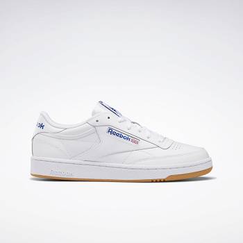 Reebok Club C 85 Biele / Modre - Damske Casual Obuv